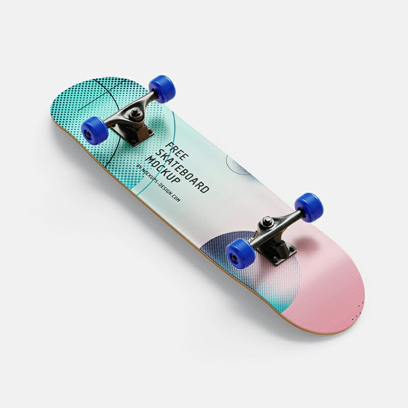 Free Skateboard Mockup