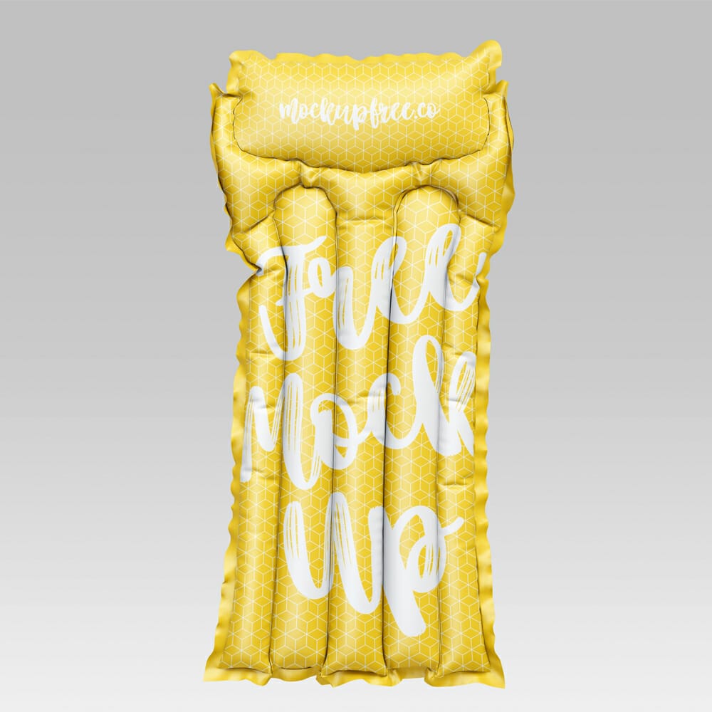 Free Swim Mattress Mockup