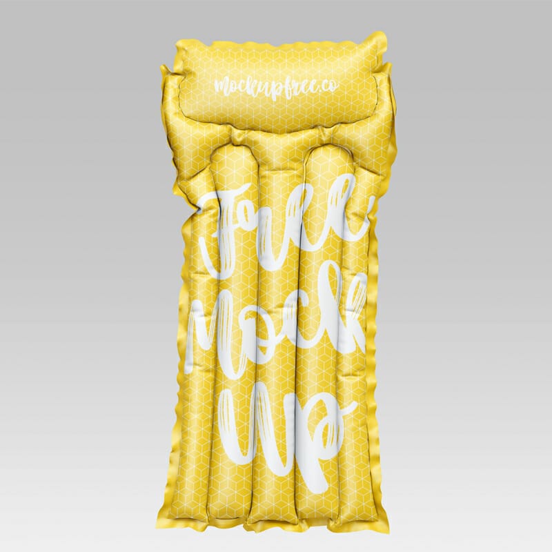 Free Swim Mattress Mockup