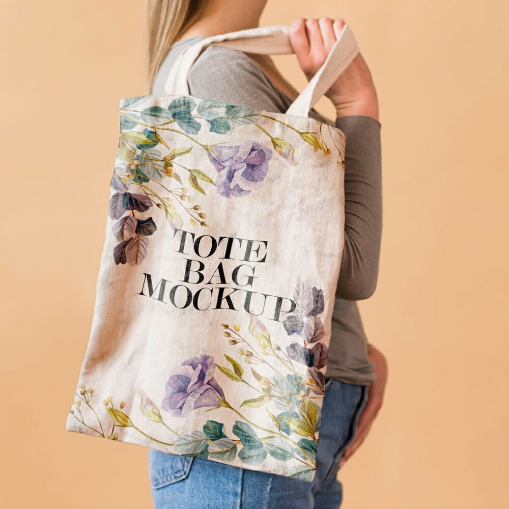 Free Tote Bag Design Mockup