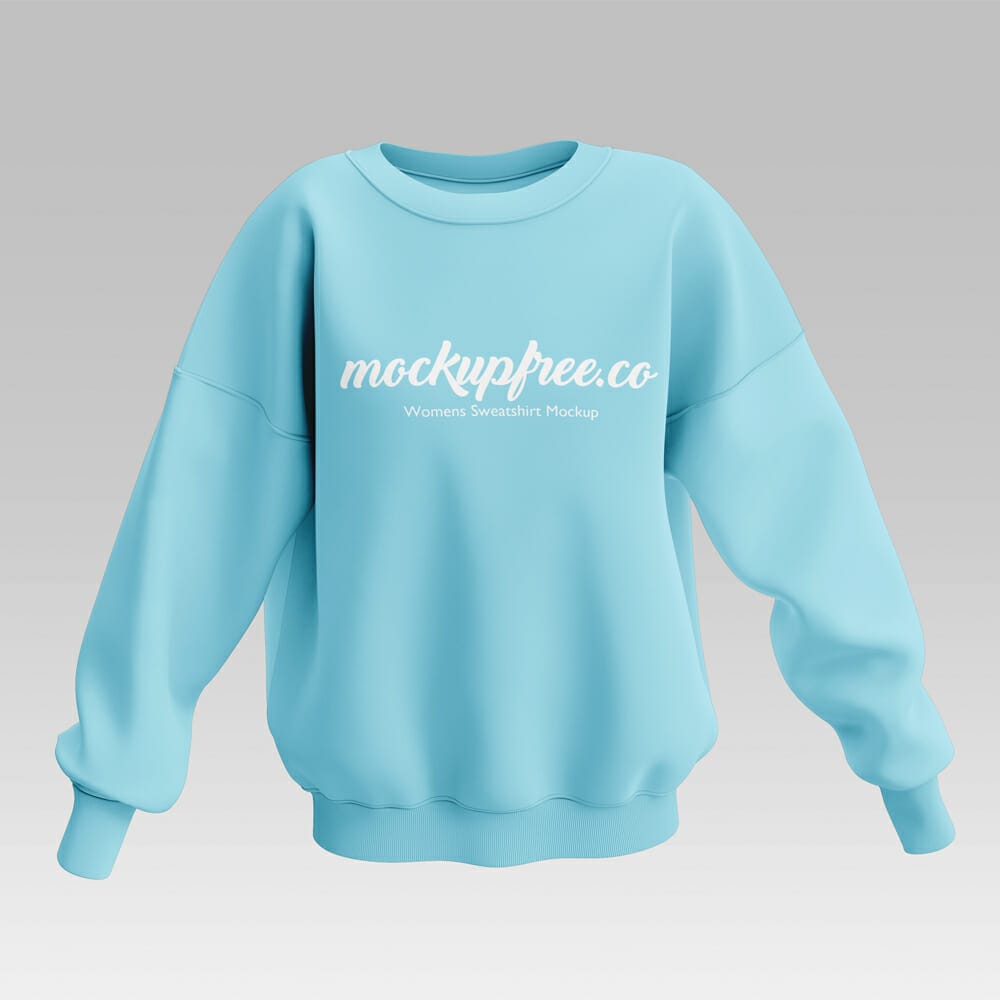 Free Women’s Sweatshirt Mockup