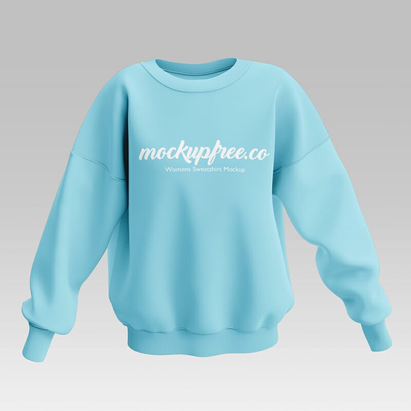 Free Women’s Sweatshirt Mockup