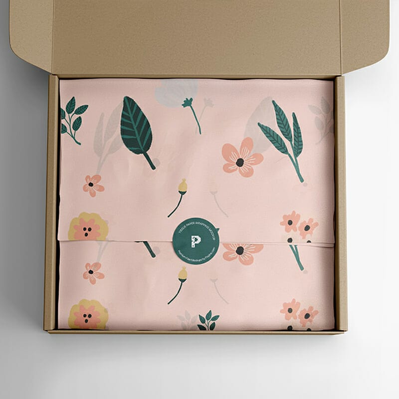 Free Wrapping Tissue Paper Mockup