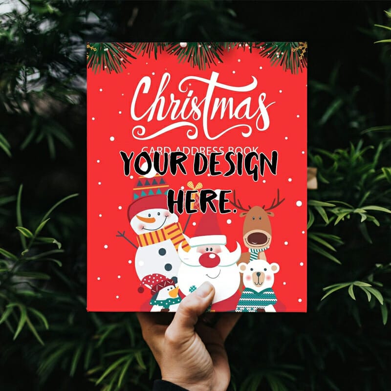 Greeting Card Mockup in Hand