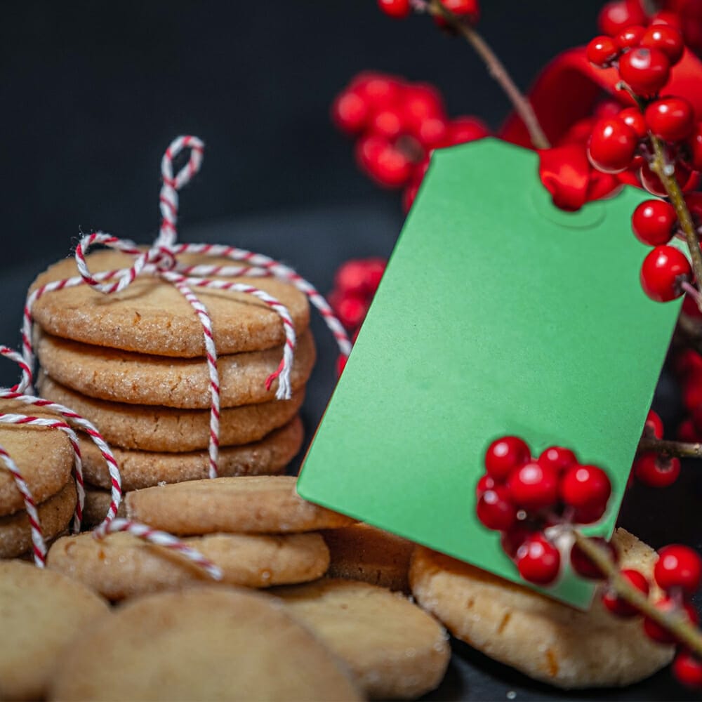 Handmade Cookies Label Mockup