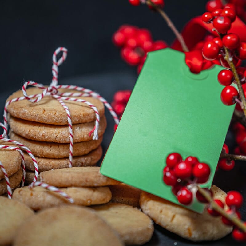 Handmade Cookies Label Mockup