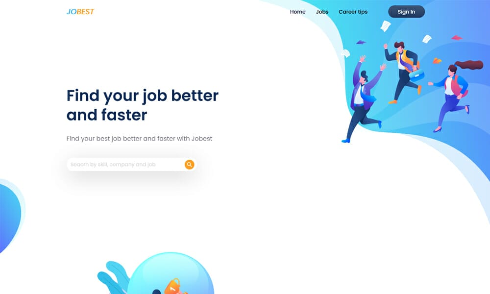 JoBest – Free Bootstrap 5 HTML5 Multipurpose Landing Page Template