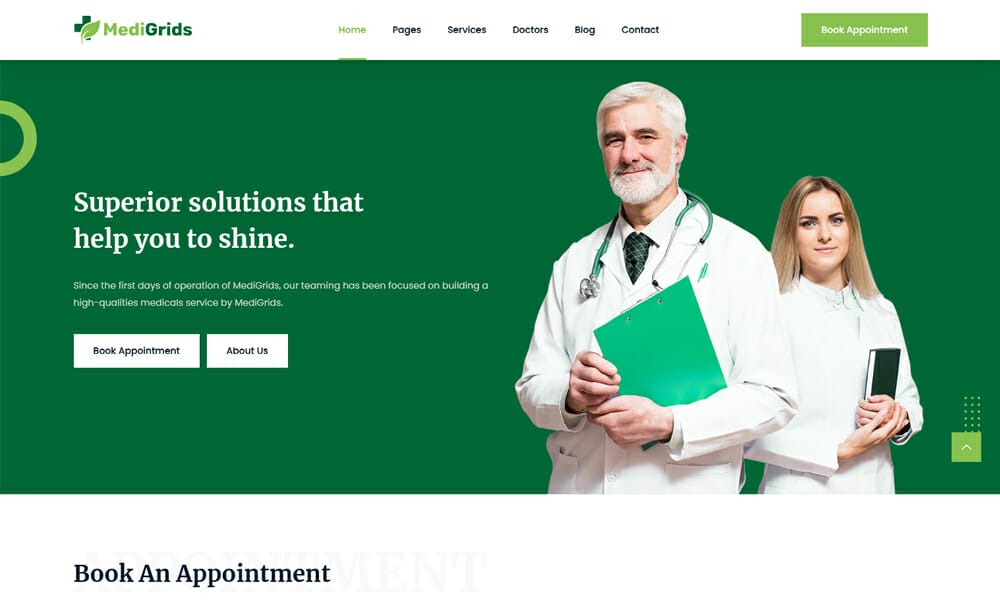 MediGrids - Free Medical and Hospital HTML Template