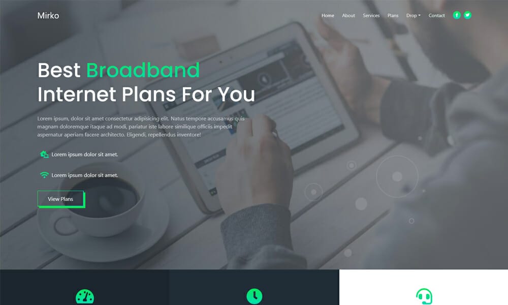 Mirko – Free Bootstrap 5 HTML5 Business Website Template