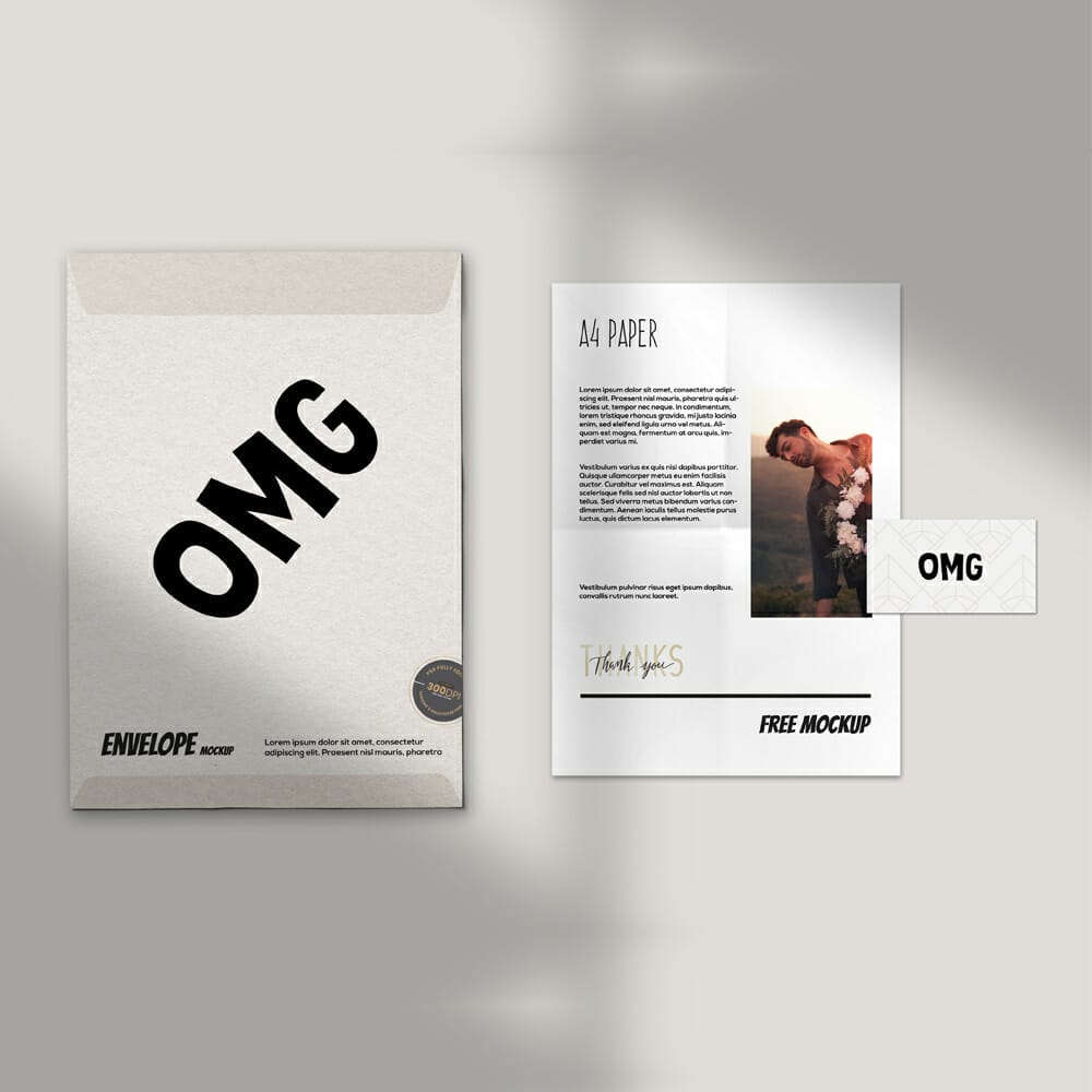 Paper Branding Free Mockup