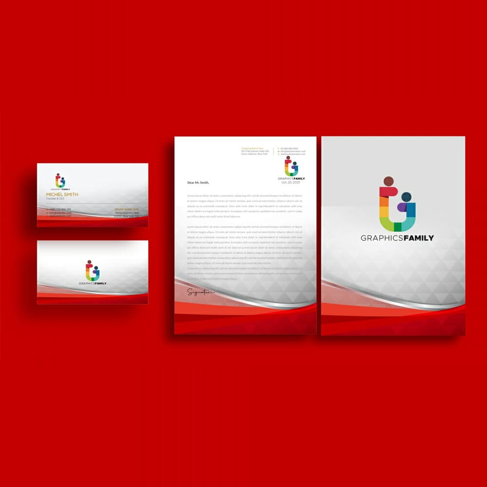 Professional Business Stationery Pack Mockup