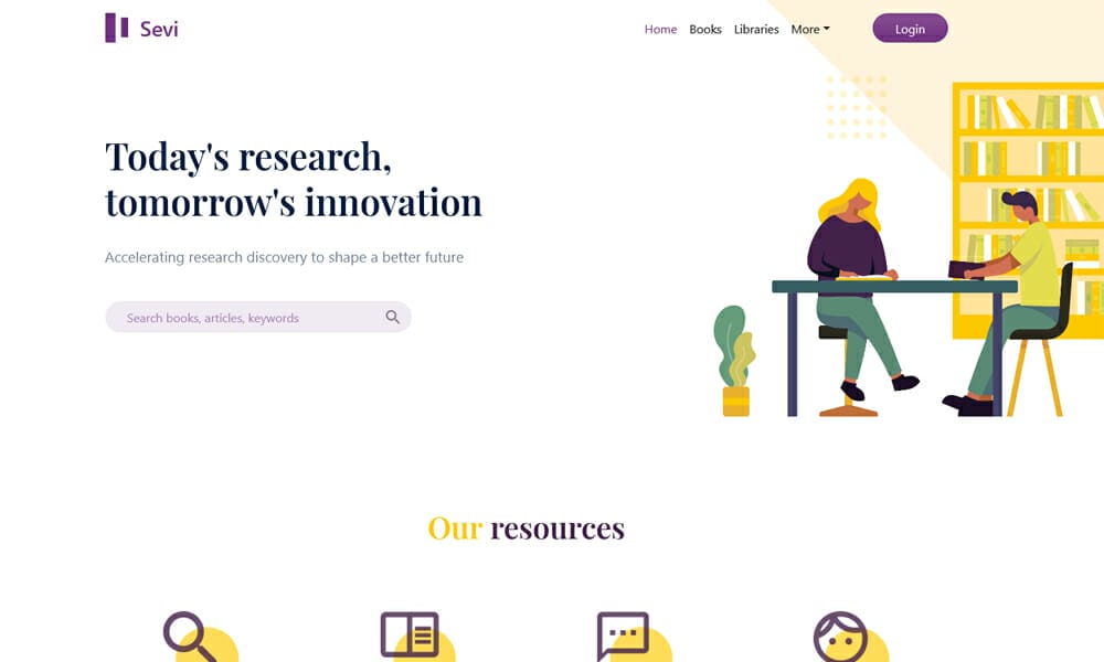 Sevi – Free Responsive Bootstrap 5 HTML5 Landing Page Template