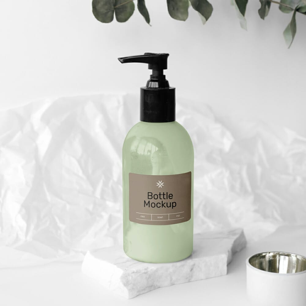 Soap Bottle Mockup