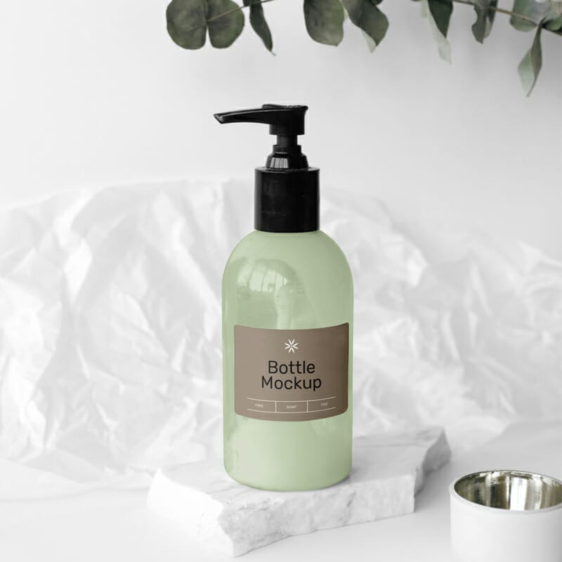 Soap Bottle Mockup