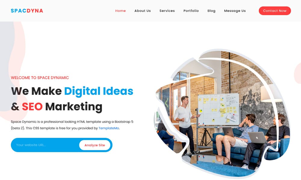 Space Dynamic - Free Bootstrap 5 Digital Marketing HTML5 Template