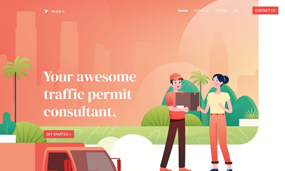 Traffico – Free Bootstrap 5 HTML5 Business Website Template