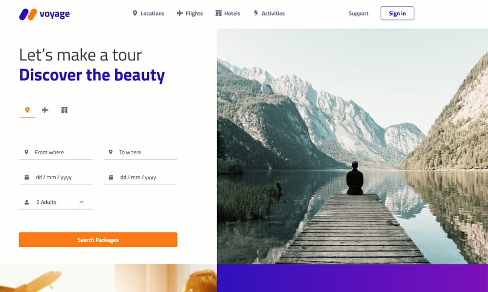 Voyage – Free Responsive Bootstrap 5 HTML5 Travel Website Template