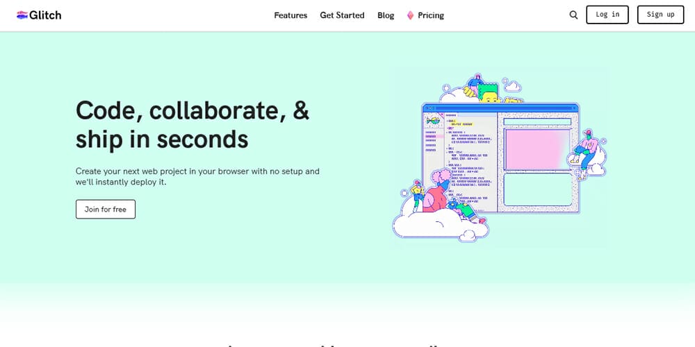 Excellent Online Code Editors 12 glitch
