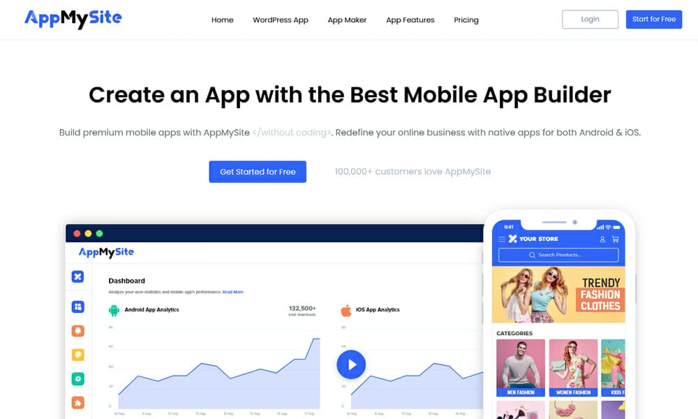 20+ Best Mobile App Builders 2022 6 AppMySite