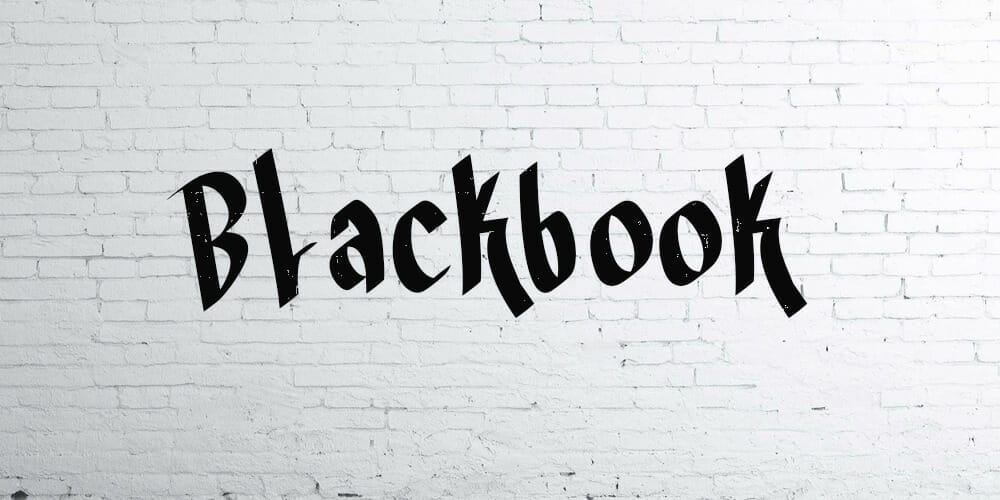 Blackbook Font