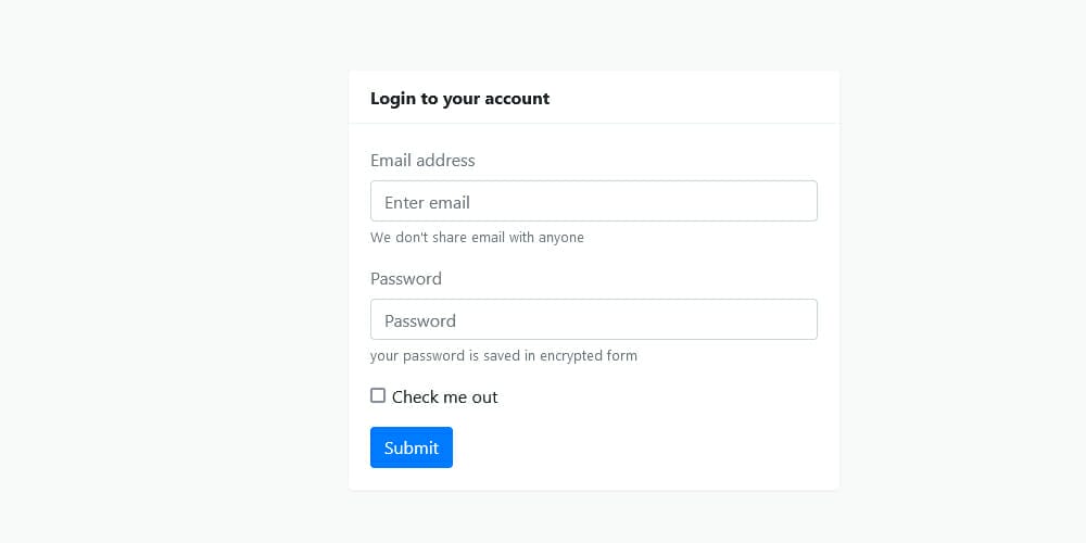 Best Free Bootstrap Login Forms 3