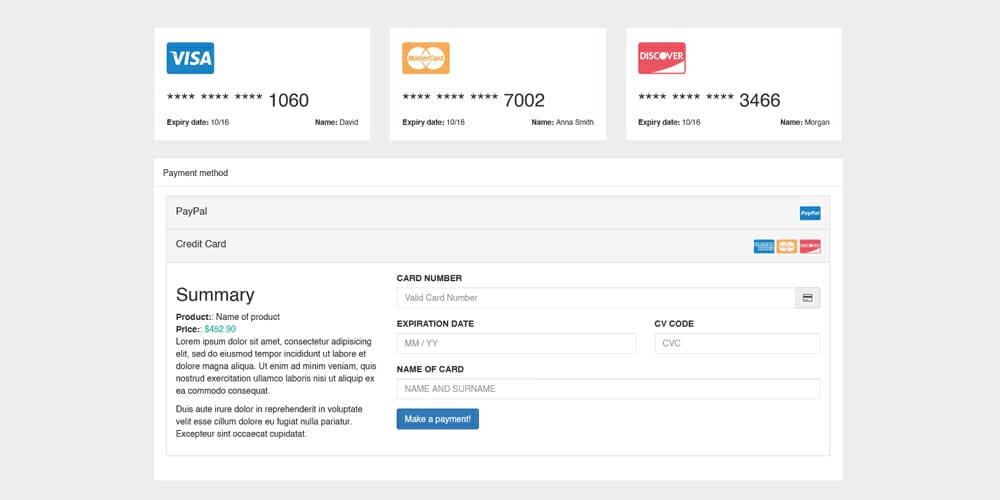 Free Bootstrap Form Templates