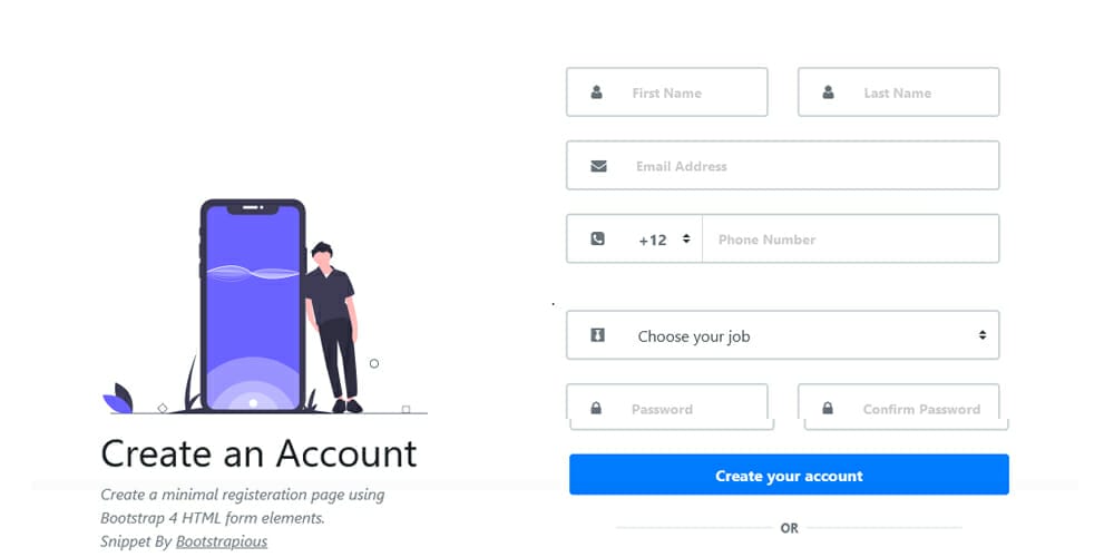 Free Bootstrap Form Templates