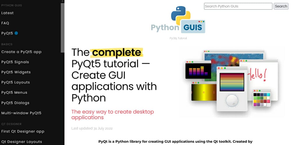Building GUI Apps with Python