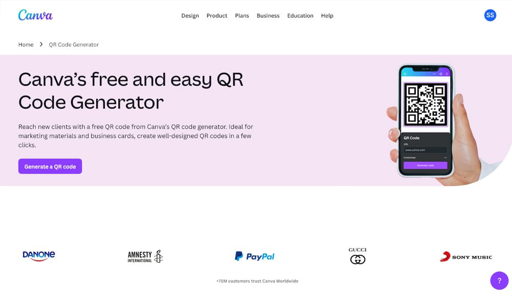 Canva QR Code Generator