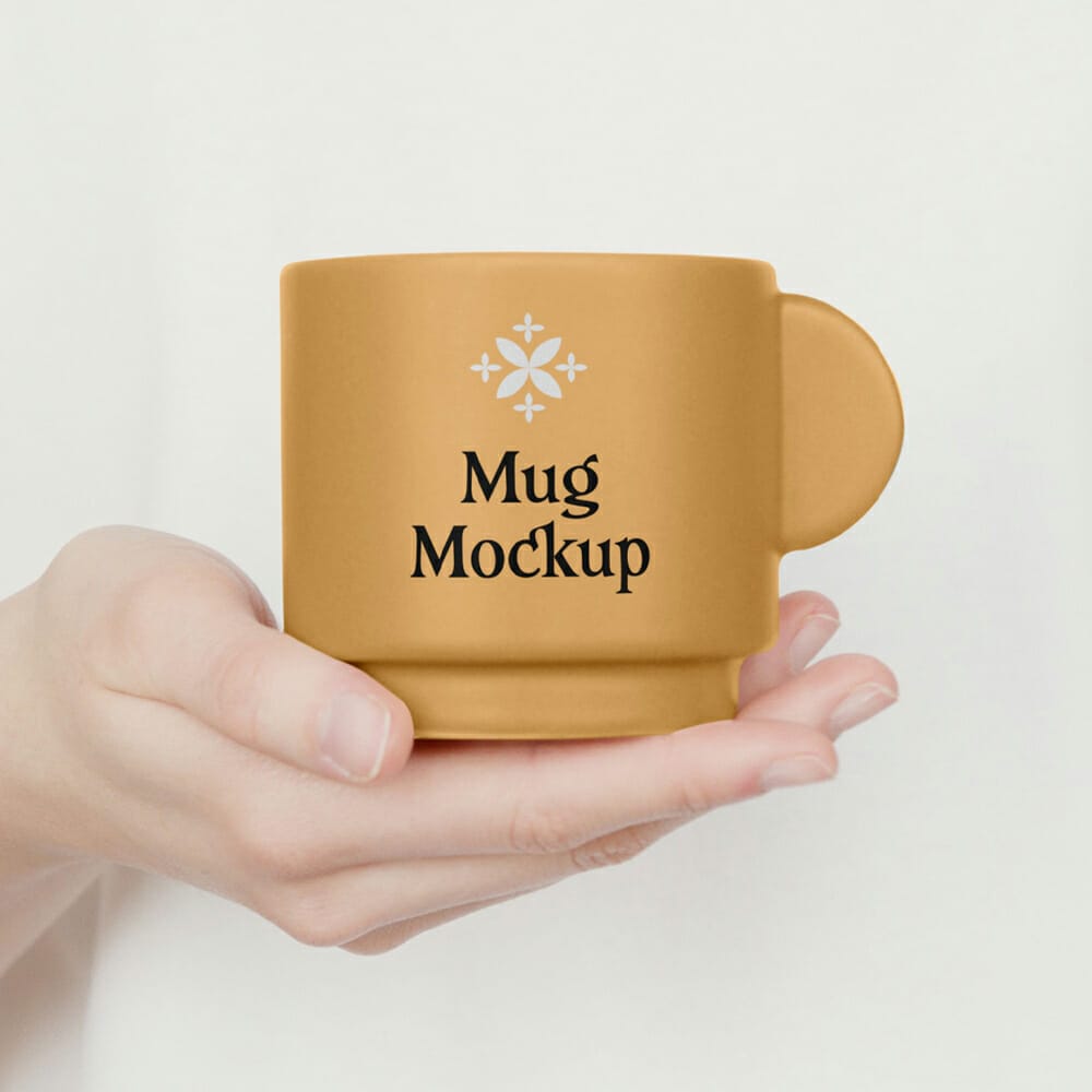 Ceramic Mug PSD Mockup