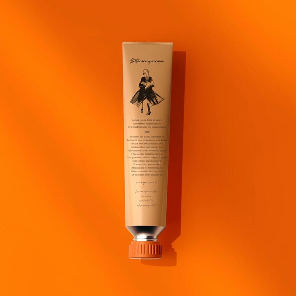 Cosmetic Tube Mockup PSD