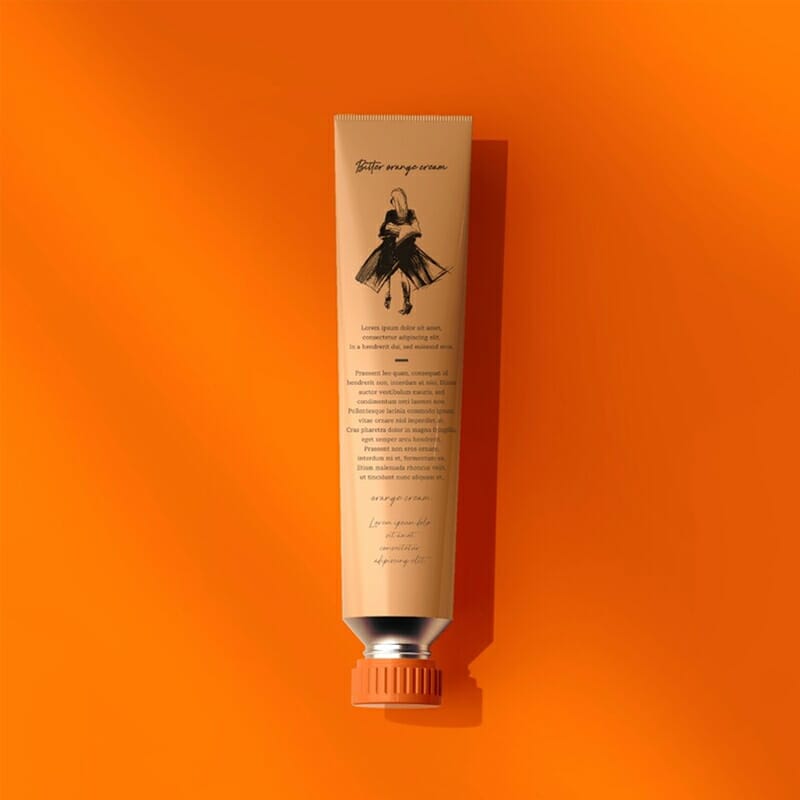 Cosmetic Tube Mockup PSD