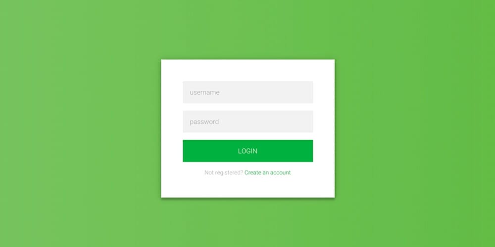 Creative Login Form