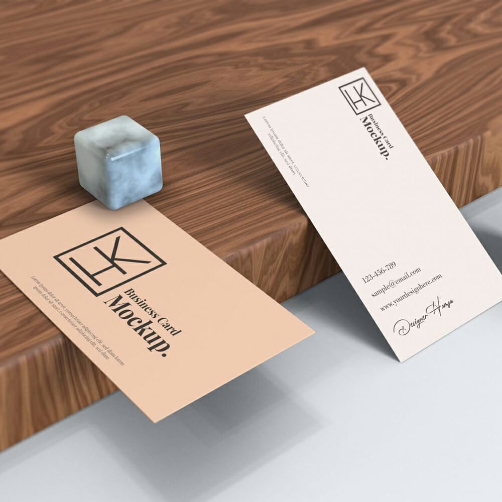Elegant Business Card Mockup
