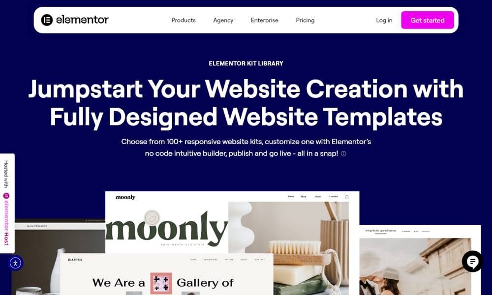 Elementor Template Library