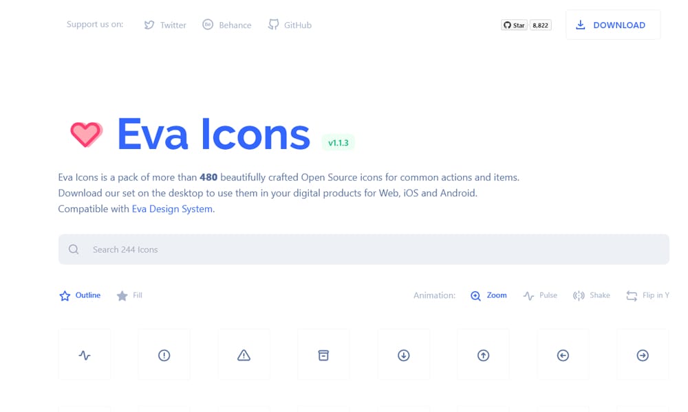 Eva Icons