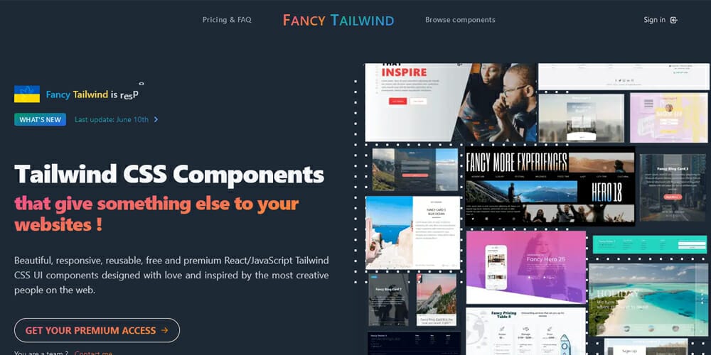 Free Tailwind CSS UI Components And Resources