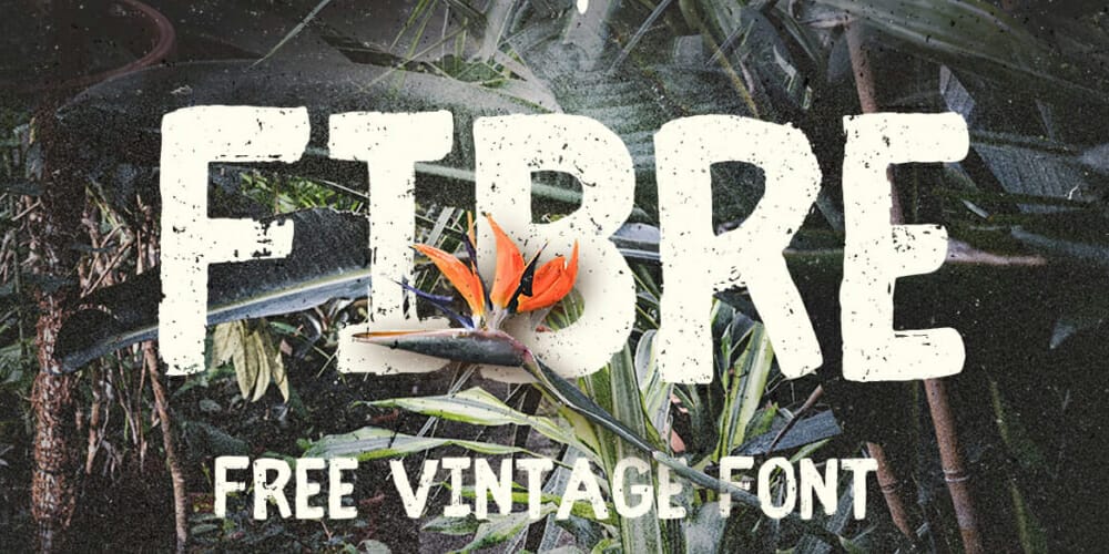 Fibre Vintage Font