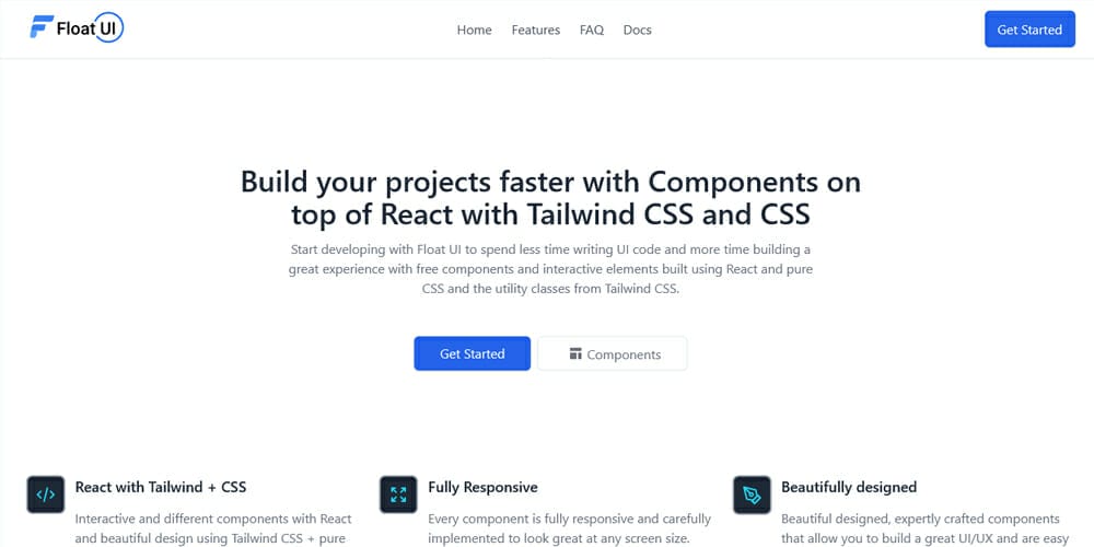 Free Tailwind CSS UI Components and Resources 20 FloatUI