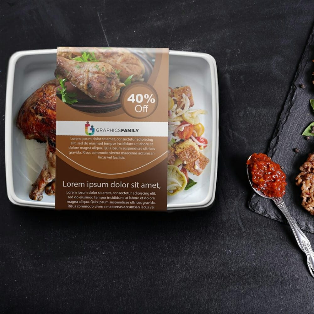 Food Tray Mockup » CSS Author