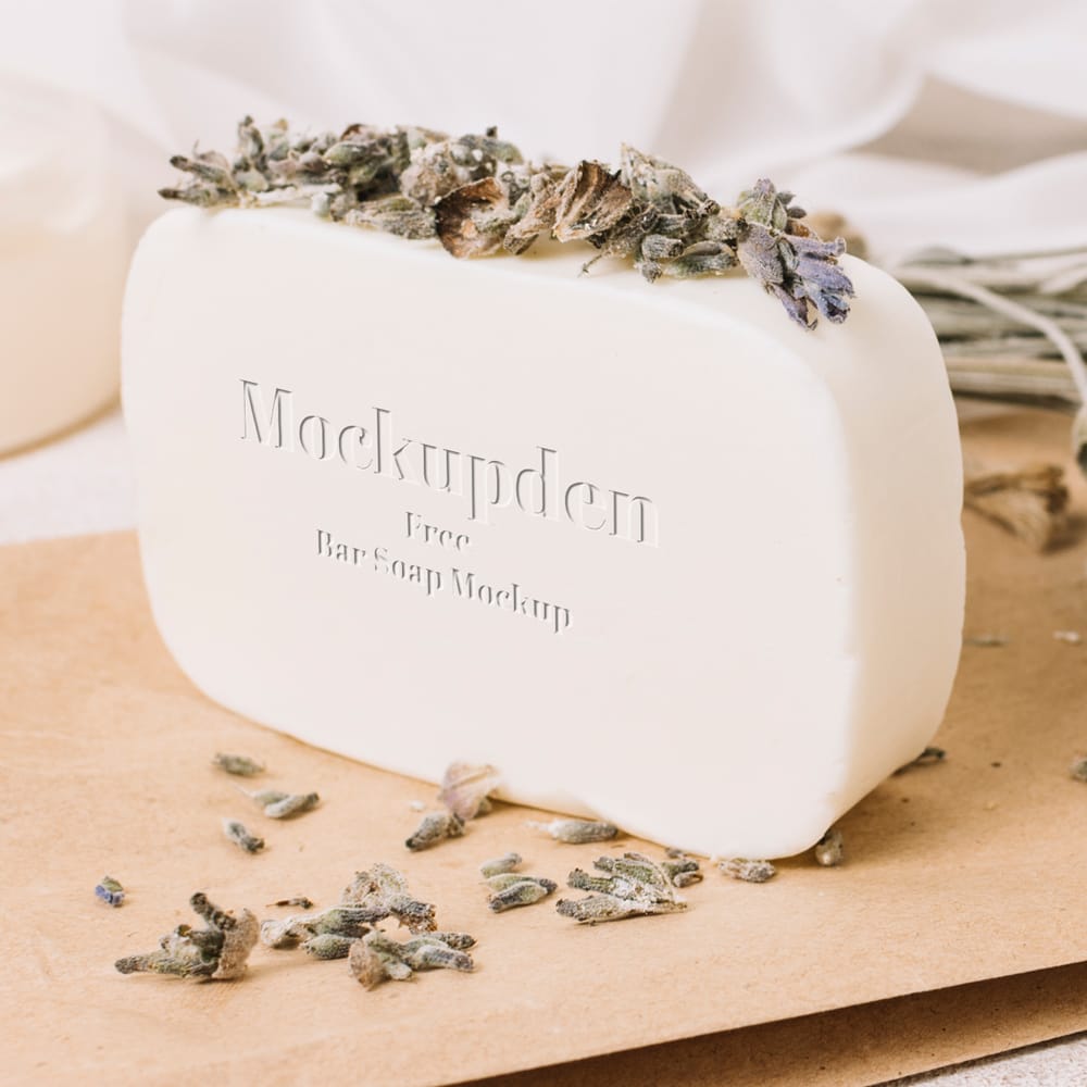 Free Bar Soap Mockup PSD Template