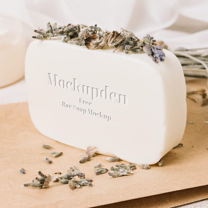 Free Bar Soap Mockup PSD Template
