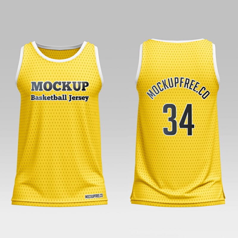 Free Basketball Jersey Mockup » CSS Author