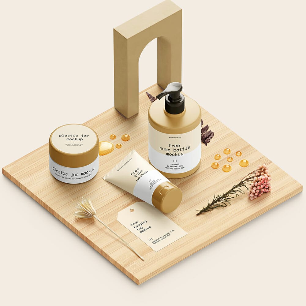 Free Branding Scene Creator Mockup