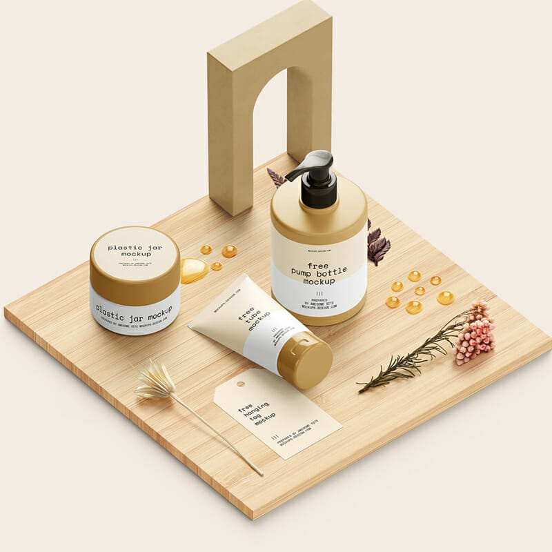 Free Branding Scene Creator Mockup