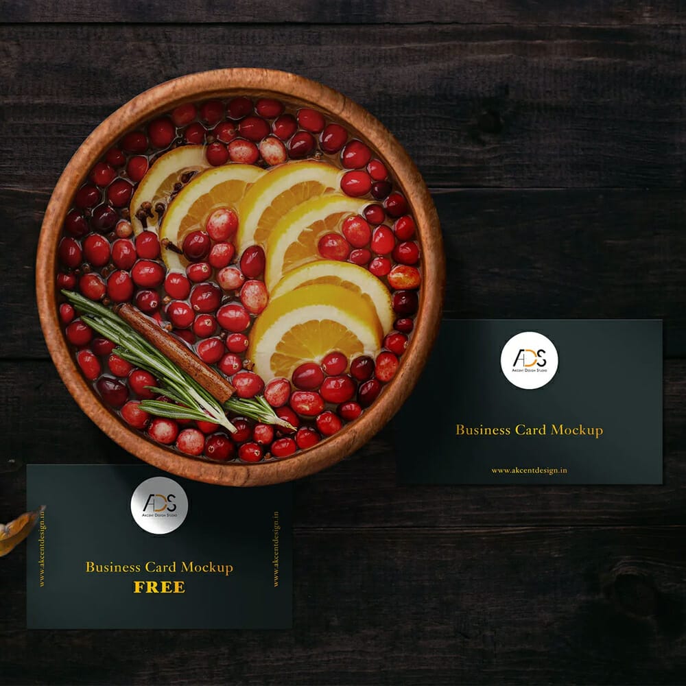 Free Business Card Mockup PSD