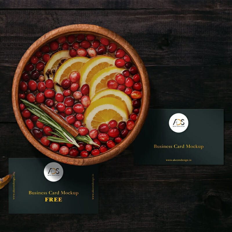 Free Business Card Mockup PSD