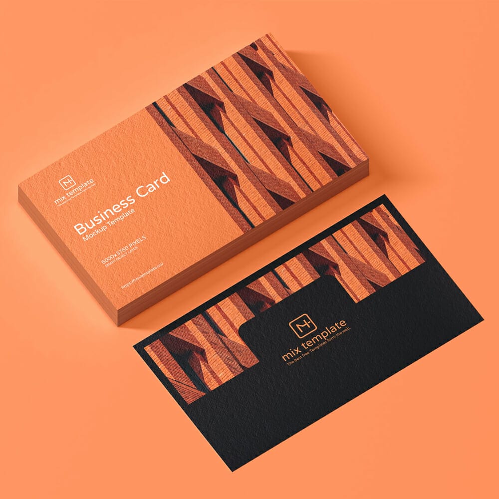 Free Business Card Mockup Template