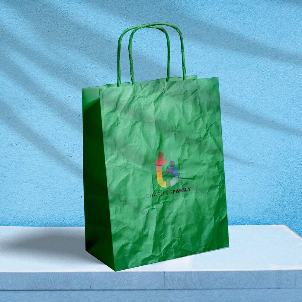 Free Customizable Shopping Bag Mockup PSD