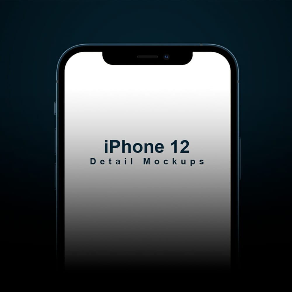 Free Detail iPhone 12 Mockups